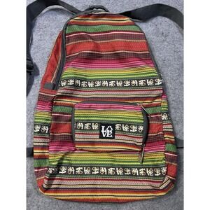 Love Bags Brand Stash Backpack - Stripe Stuff Backpack Festival Bag Recycled
